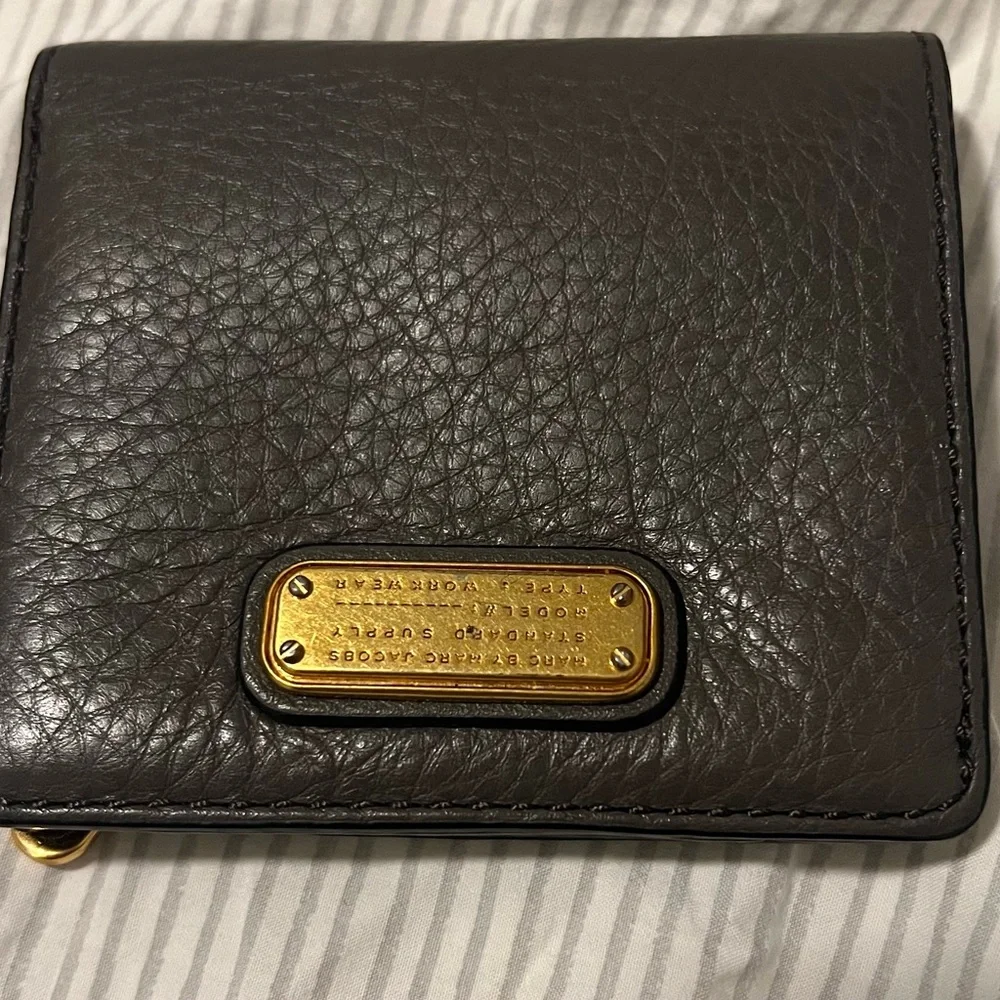 Marc By Marc Jacobs Black Leather Wallet - Picture 1 of 4